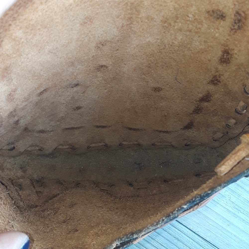 Vintage leather satchel - Picture 2 of 9